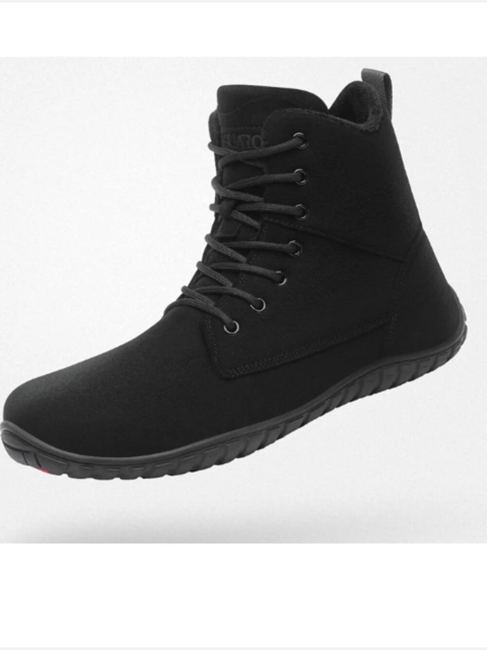 Saguaro Ambition 1 Black Barefoot Lined Microfiber Boots Women EU 40 / US 9.5